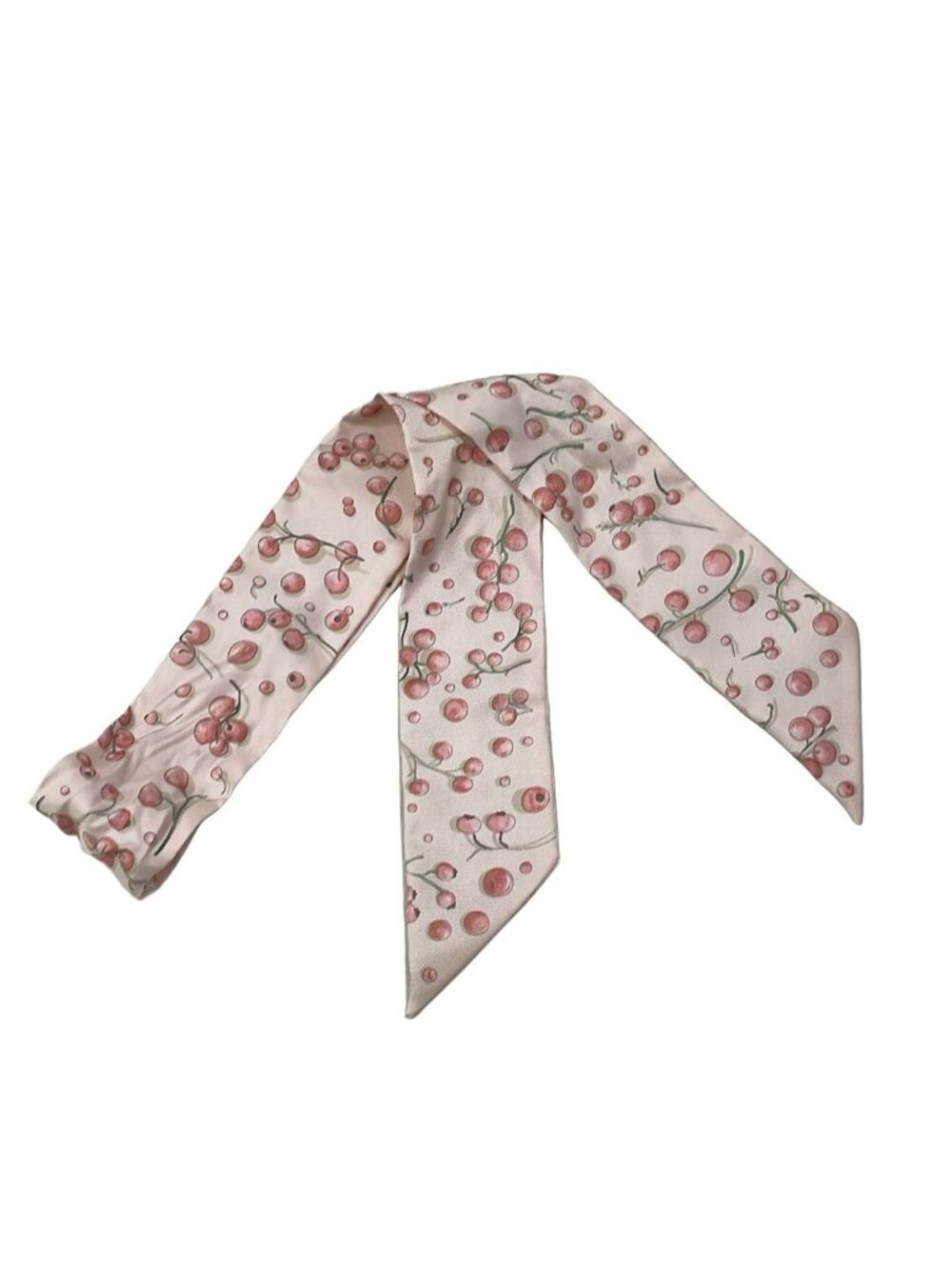 Hermes Scarf Twilly Pink Cherry